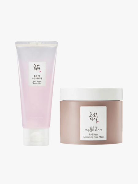 Beauty of Joseon Red Bean Duo in two branded components on a light gray background